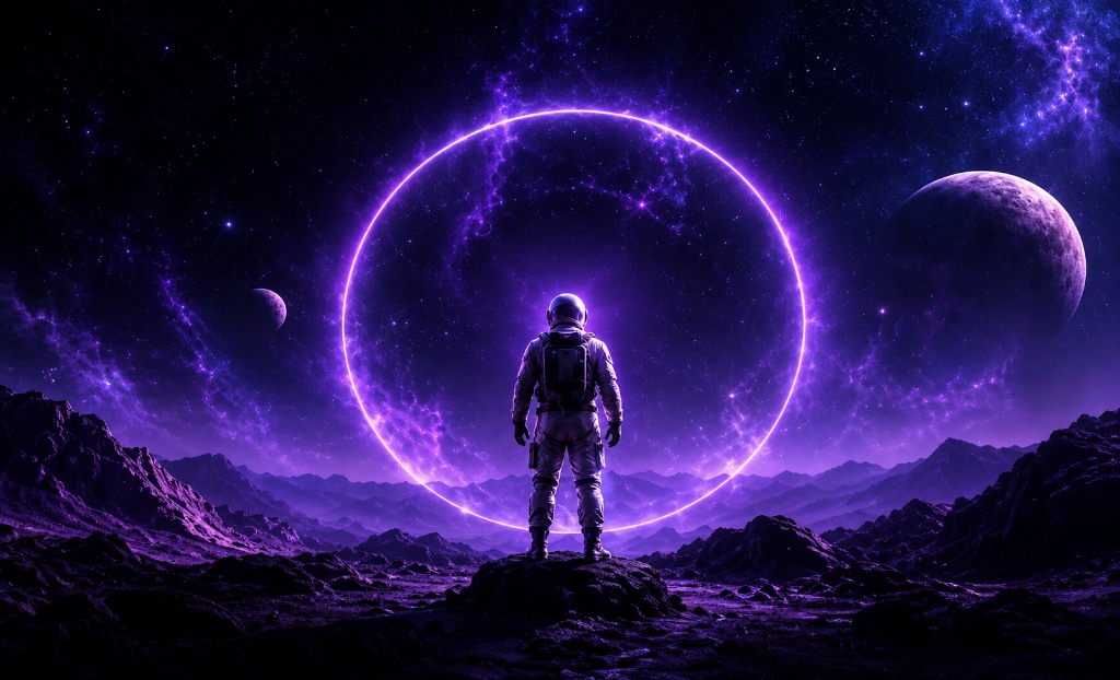Cosmic Portal & Alien Landscape